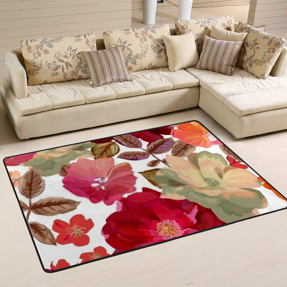 Tapis abstrait dessiné à la main Cheshongg pour réchauffer le sol du salon