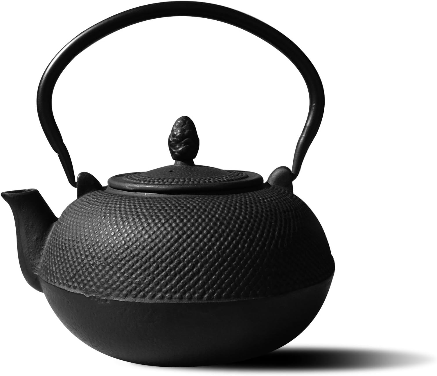 Old Dutch Cast Iron Hakone Teapot/Wood Stove Humidifier, 3-Liter, Matte Black, 101 oz (1026MB)