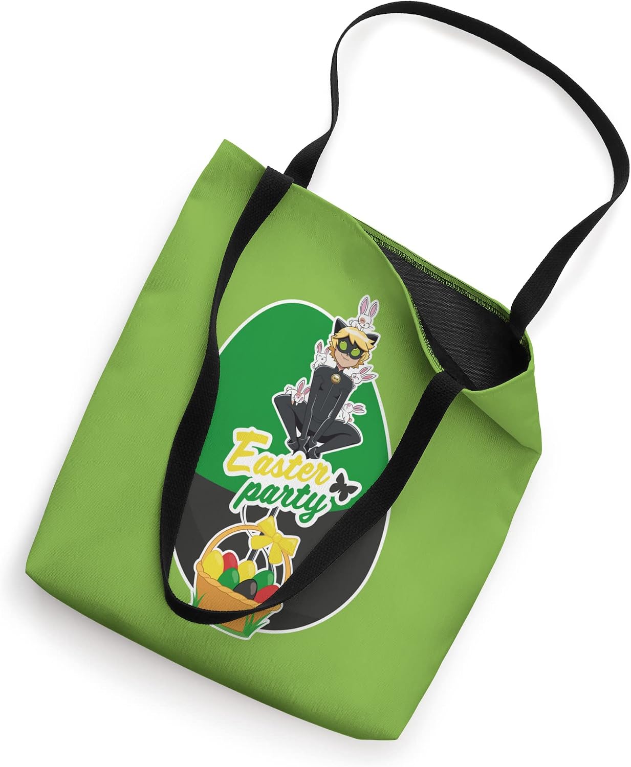 Miraculous Ladybug Spring Collection Easter Party Cat Noir Tote Bag