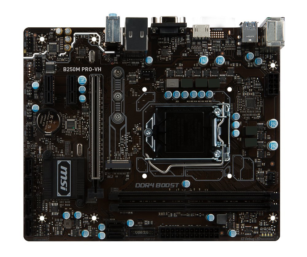 Amazon | MSI B250M PRO-VH mATXマザーボード[第7世代Core Kaby Lake