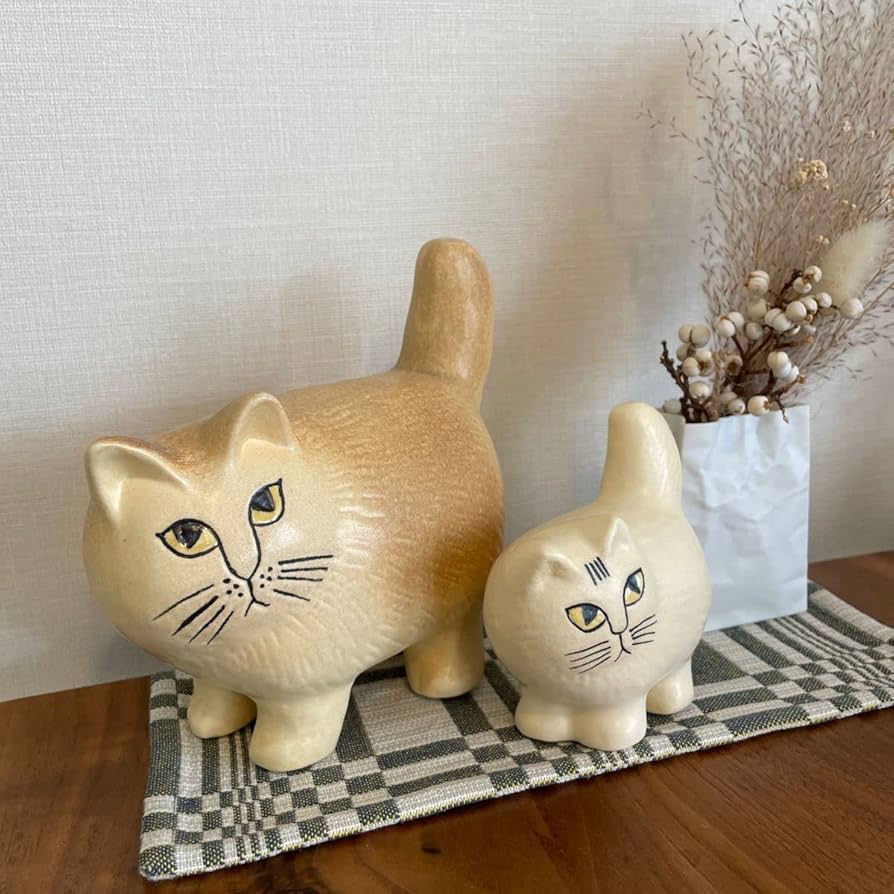 リサラーソン　モア　親子 モア／MOA（リサ・ラーソン／Lisa Larson） フリーデザイン