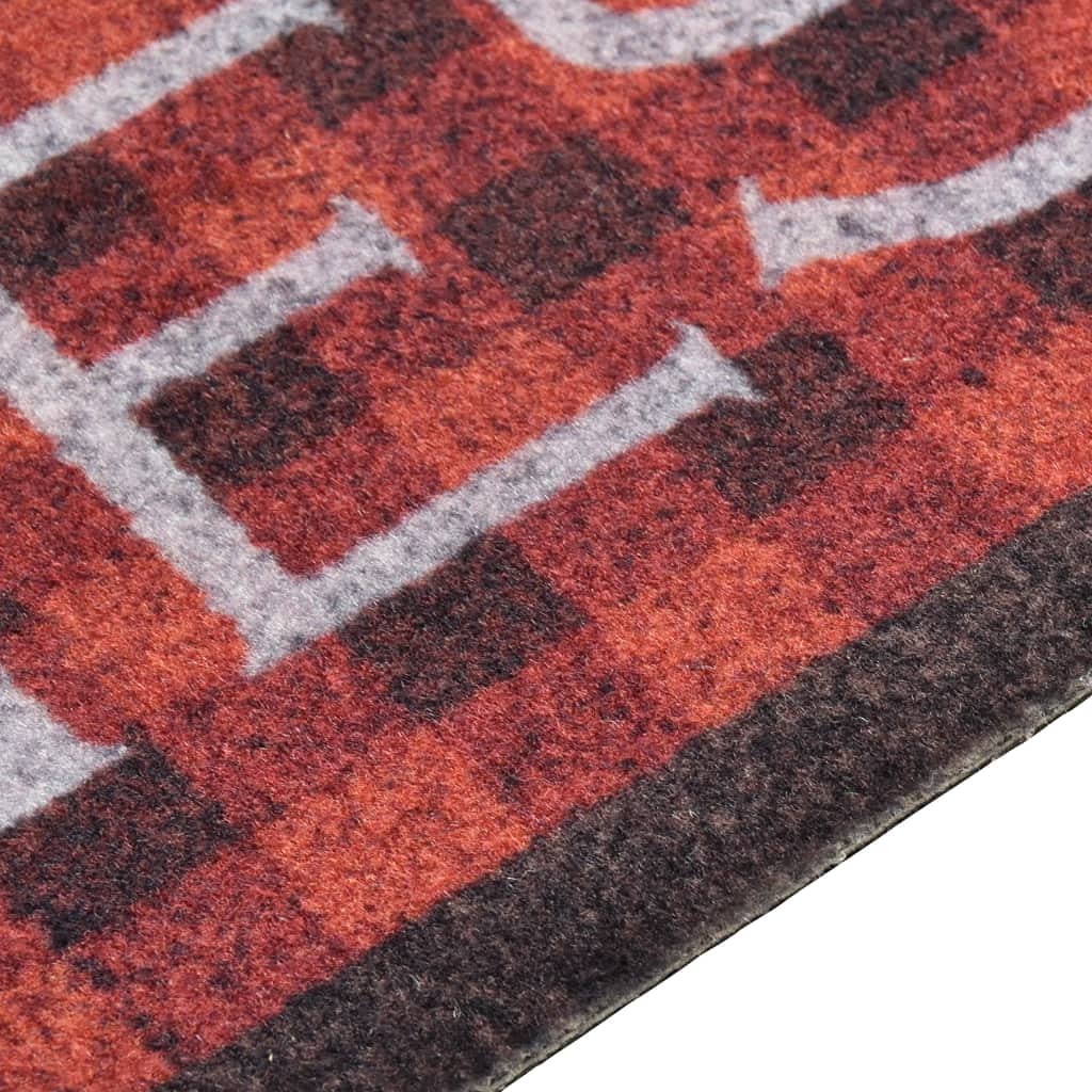 Tappetino da cucina lavabile con motivo pomodoro, 60 x 180 cm, antiscivolo, per corridoio, casa e ingresso, resistente e assorbente
