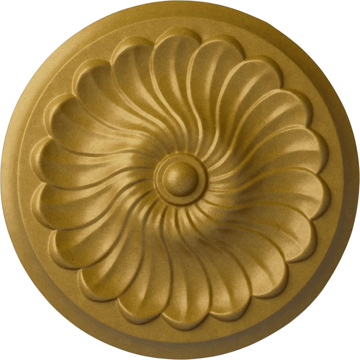 Médaillon de plafond Ekena Cm12flacs cuivre antique fleur