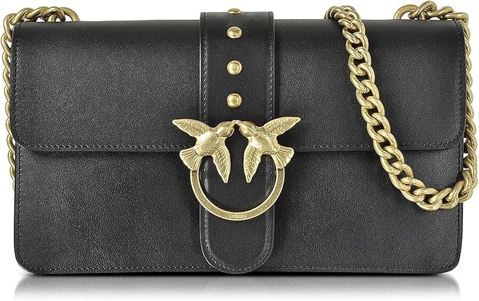 PINKO. BAG love simply 2 tracolla pelle 1P212TY4HJZ99 NUOVA COLLEZIONE  PRIMAVERA ESTATE 2018 : Amazon.it: Scarpe e borse