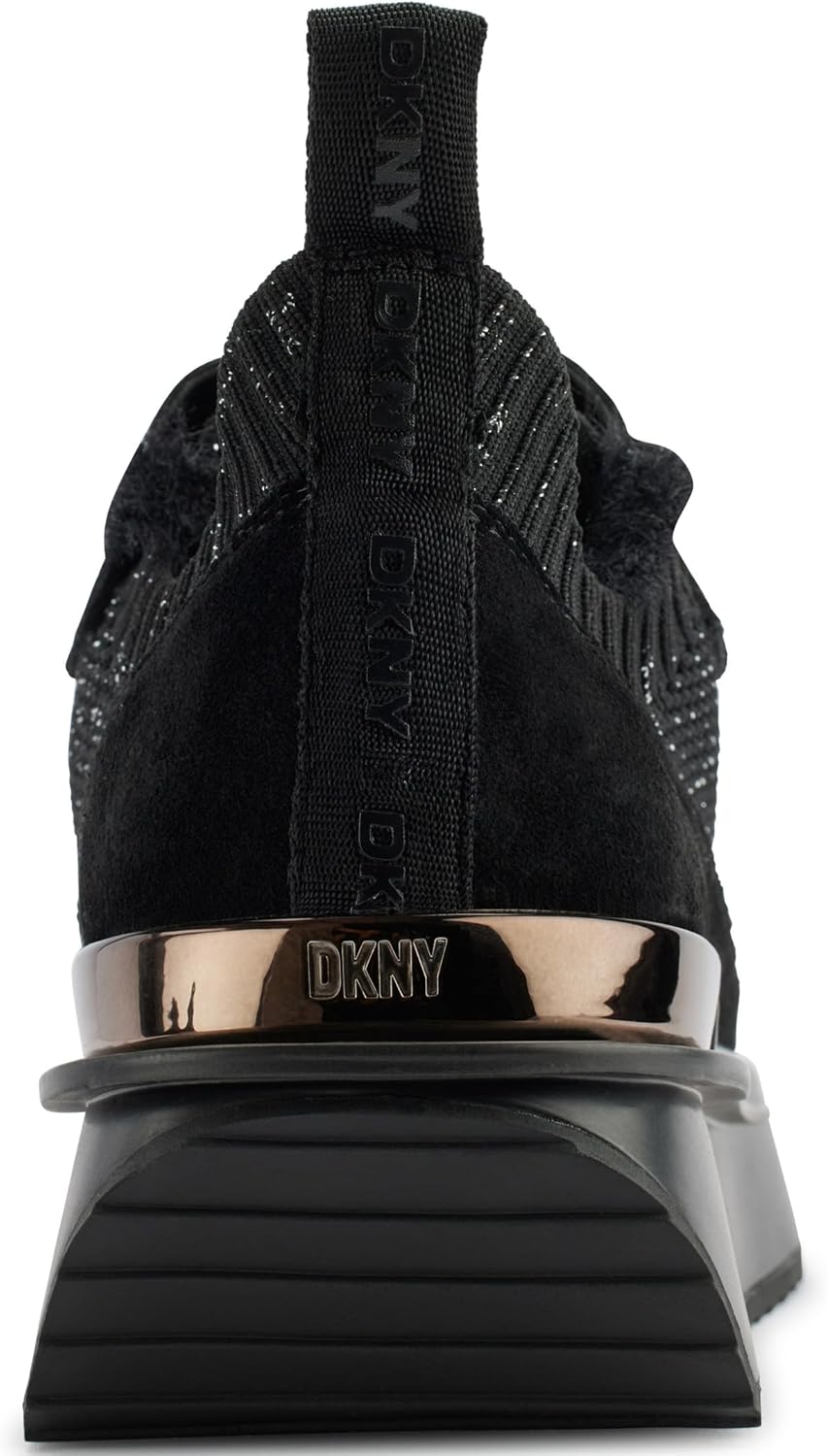 DKNY Womens Aveline Lace Up Sneaker - Image 2