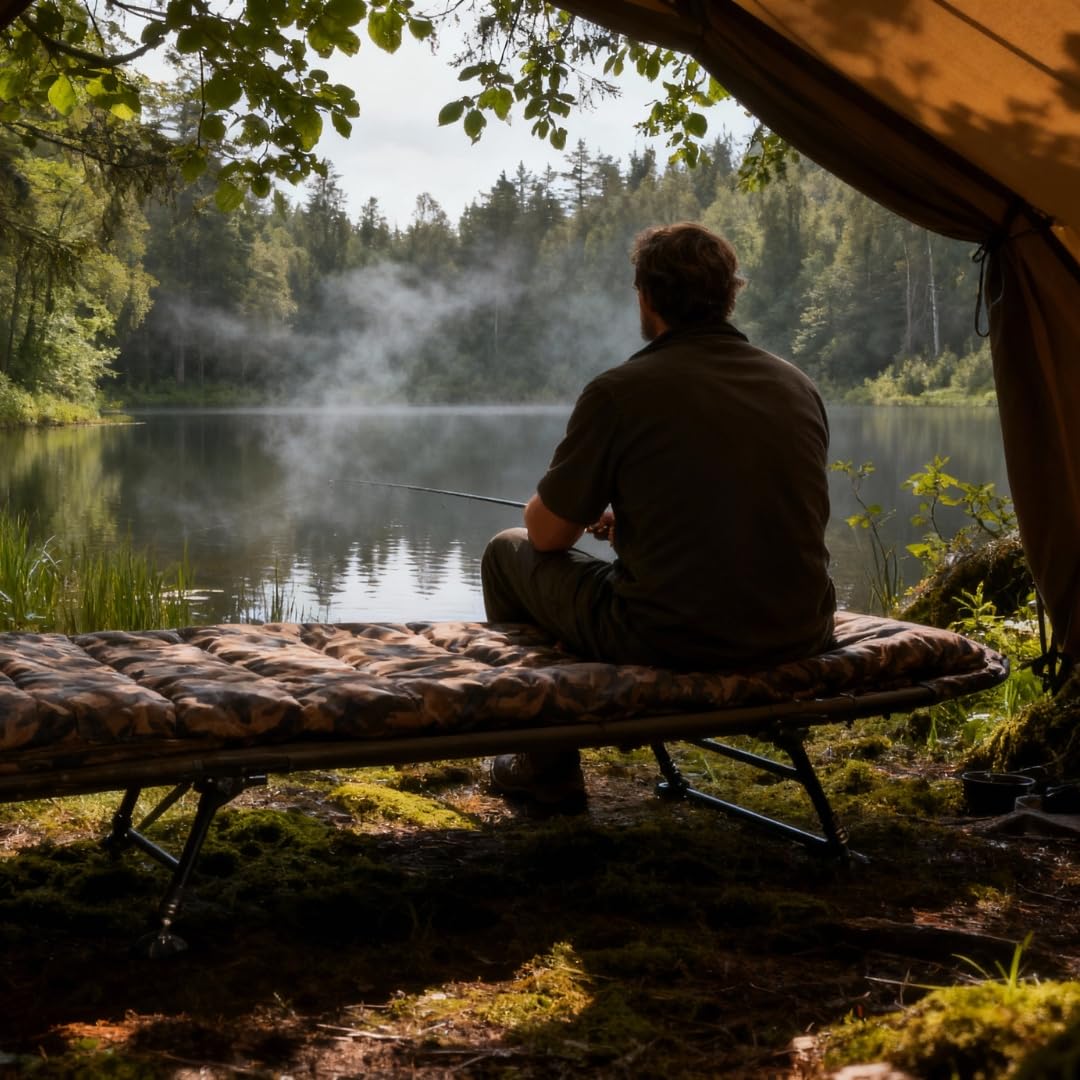 MK-Angelsport Fort Knox Multi Seasons Angeln Ganzjahresschlafsack 2 in 1 - Atmungsaktiv Sleeping Bag Schlafsack Karpfen 4 Saison