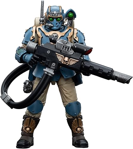 JOYTOY 118 Warhammer 40,000 Figura de acción Astra Militarum Tempestus Scions Squad 55th Kappic Eagles Tempestus Scion 1 Colección Modelo Regalo de