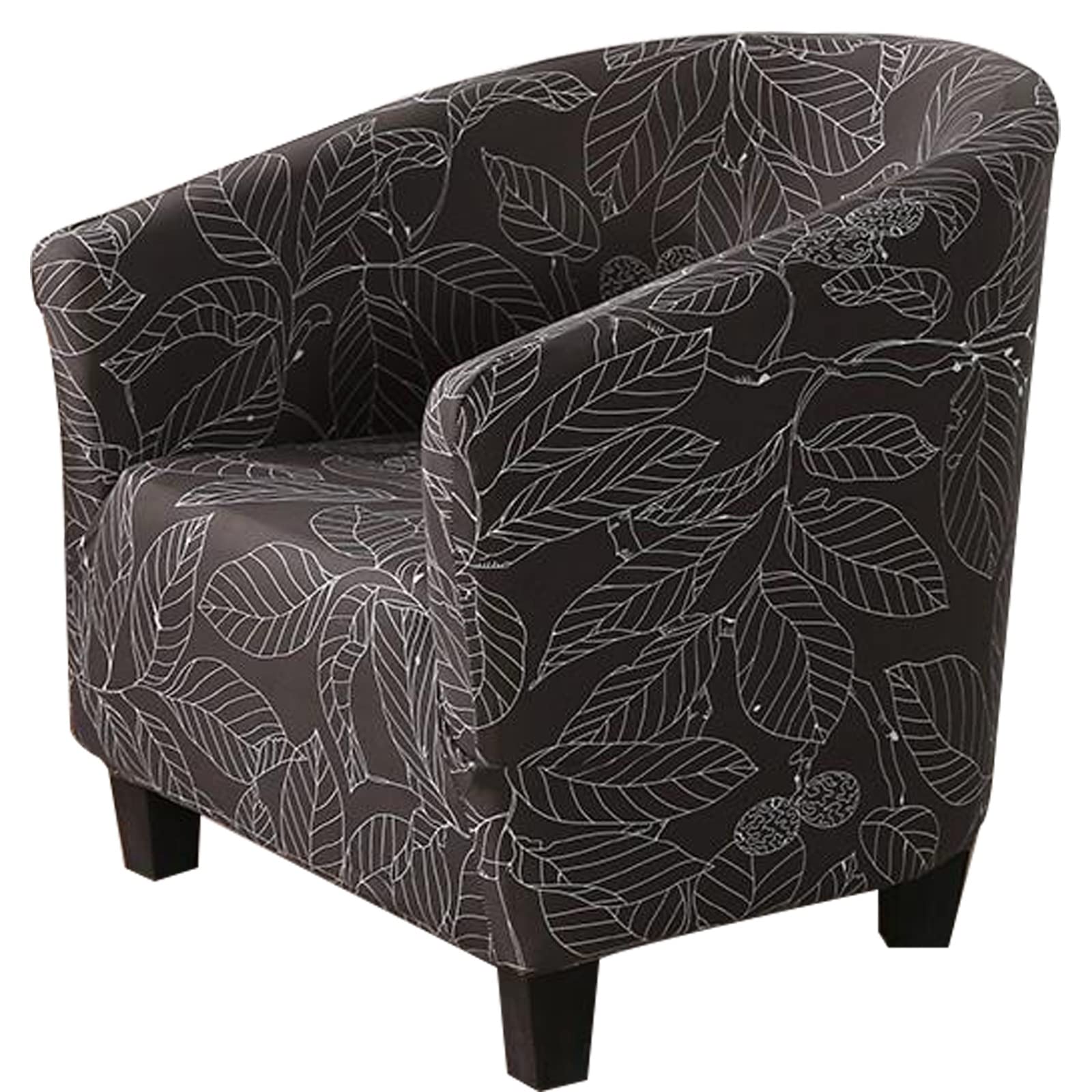 Funda de sillón elástica antimanchas con licra para silla club