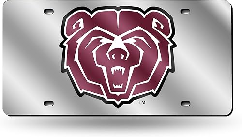 Miniatura 738 de Rico Industries Placa de matrícula de metal con incrustaciones láser de Florida Gators de la NCAA plateado,Alternativo,Negro -,Negro/Plata,Azul,azul