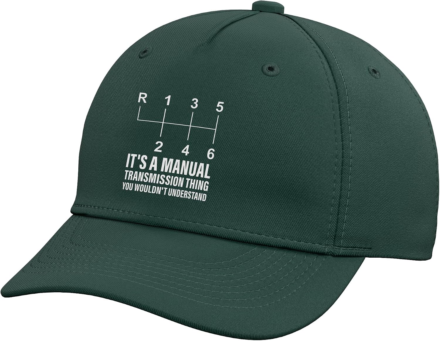 Stick Shift Car Enthusiast It's A Manual Transmission Thing Adjustable Baseball Hat