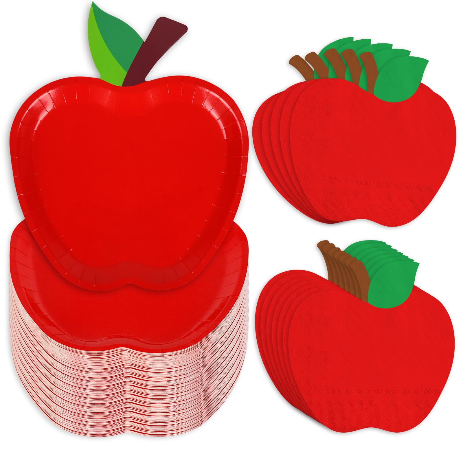 Assiettes jetables pomme rouge : évitez la vaisselle cassée à la rentrée scolaire