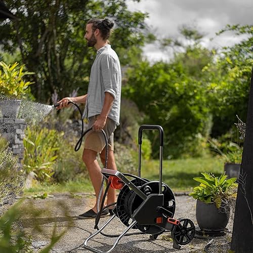 Miniatura 9 de Manguera de jardín, ligera, ultra flexible, duradera, sin torceduras, manguera de jardín para caravana, marina y cámper (50 pies)