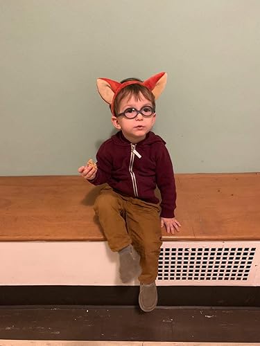 Miniatura 95 de HODRME - Diadema de orejas y cuernos de animales de felpa, para Halloween, Navidad, festival, fiesta temática de animales, cosplay, o disfraz