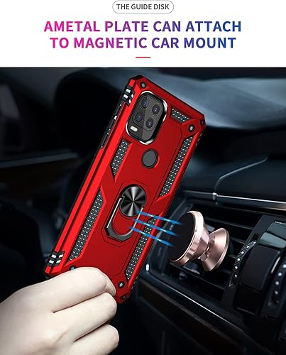 Miniatura 9 de YZOK Compatible con Moto G Stylus 5G con protector de pantalla HD grado militar anillo de montaje para automóvil policarbonato duro híbrido suave