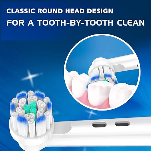 Miniatura 6 de Cabezales de repuesto para cepillos de dientes eléctricos Oral B, 4 piezas, cerdas suaves y ultrafinas para cuidado profesional de las encías,