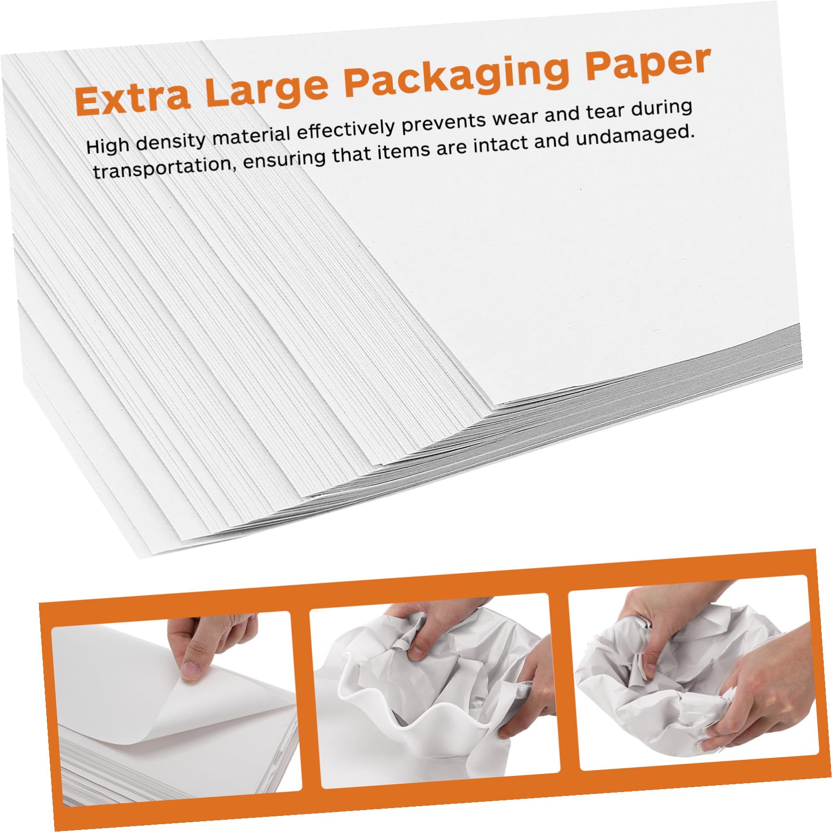 Geschenkpapier 38x70cm Weißes Papier 200 Blatt für Verpackungen