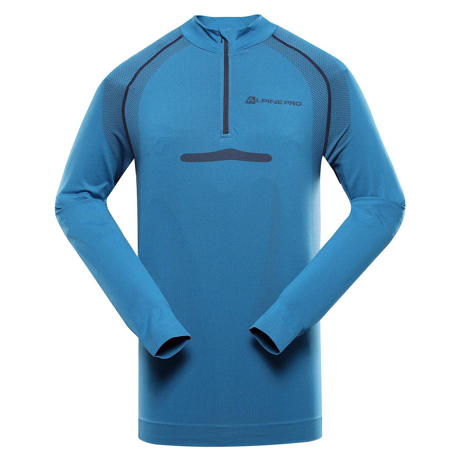 Alpine PRO Men's Thermal Quick-Dry Compression Sports Underwear Top for Sonwsports Snowboarding Skiing (Mykonos Blue/M-L)