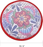 Vista 3 de Prepara Talavera - Calentador de tortilla de tela y silicona, color rojo