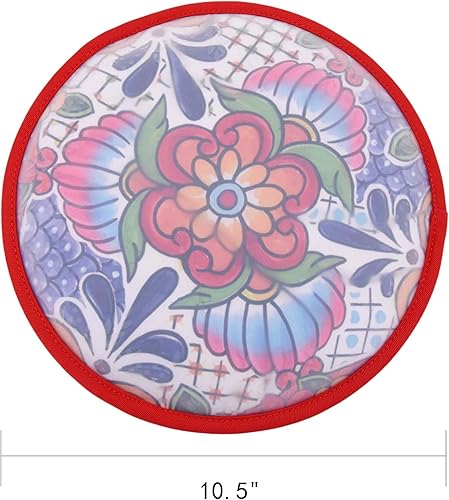 Miniatura 3 de Prepara Tela y silicona para calentar tortillas, rojo