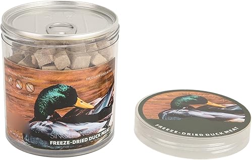 Miniatura 7 de Pwshymi Golosinas de pato liofilizadas para perros y gatos, alimentos liofilizados para mascotas, alimentos liofilizados para mascotas, alimentos