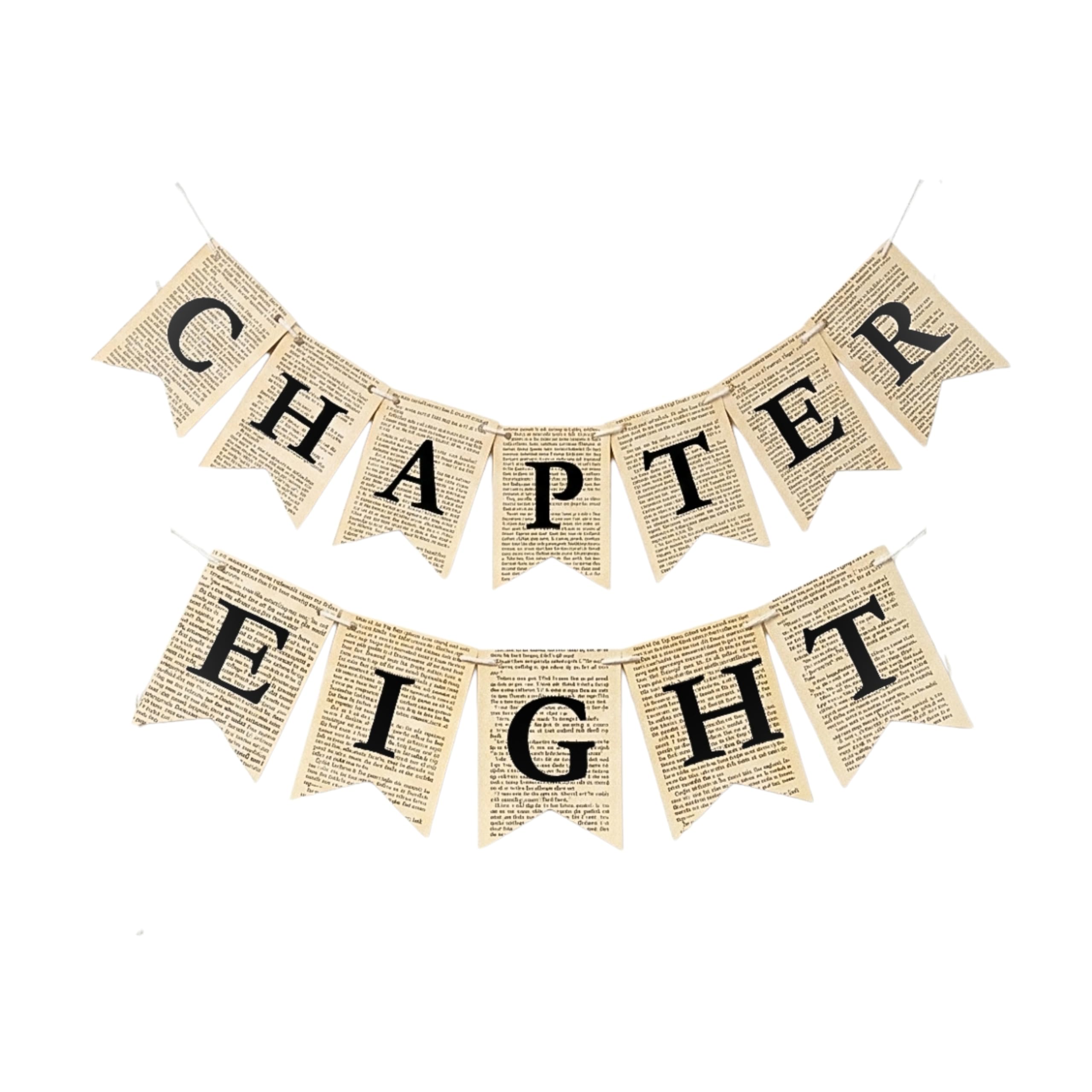 Photo 1 of CRAFTER KING "Chapter Eight" Banner Garland