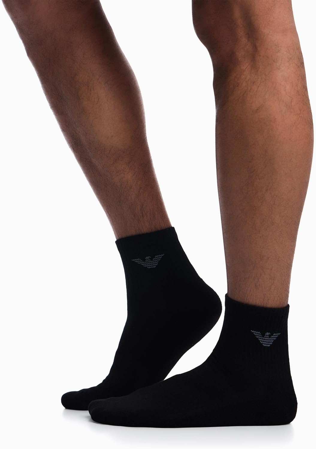 Emporio Armani Men's 3 Pack Ankle Socks
