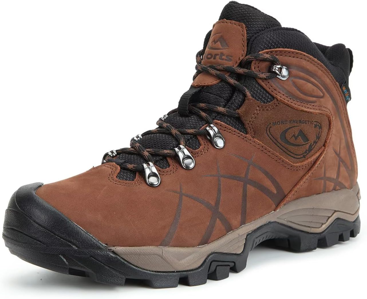 Clorts Premium Mens Mid Hiking Waterproof Boots | Perfect for Outdoor Backpacking Trekking Trail Hiker Shoes