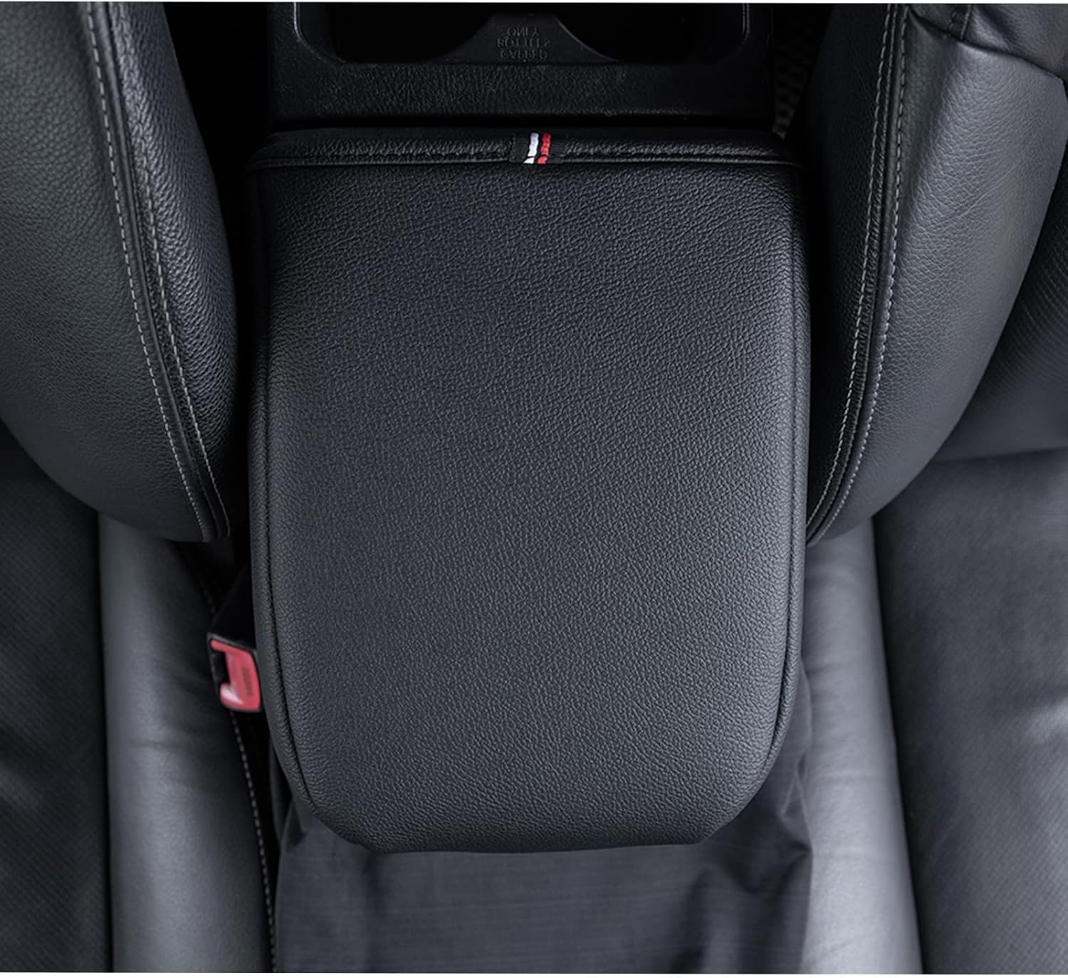 JDMCAR Center Console Cushion Compatible with Toyota Tacoma Accessories 2016-2022 2023, Customized PU Leather Cover Center Console Lid Protector
