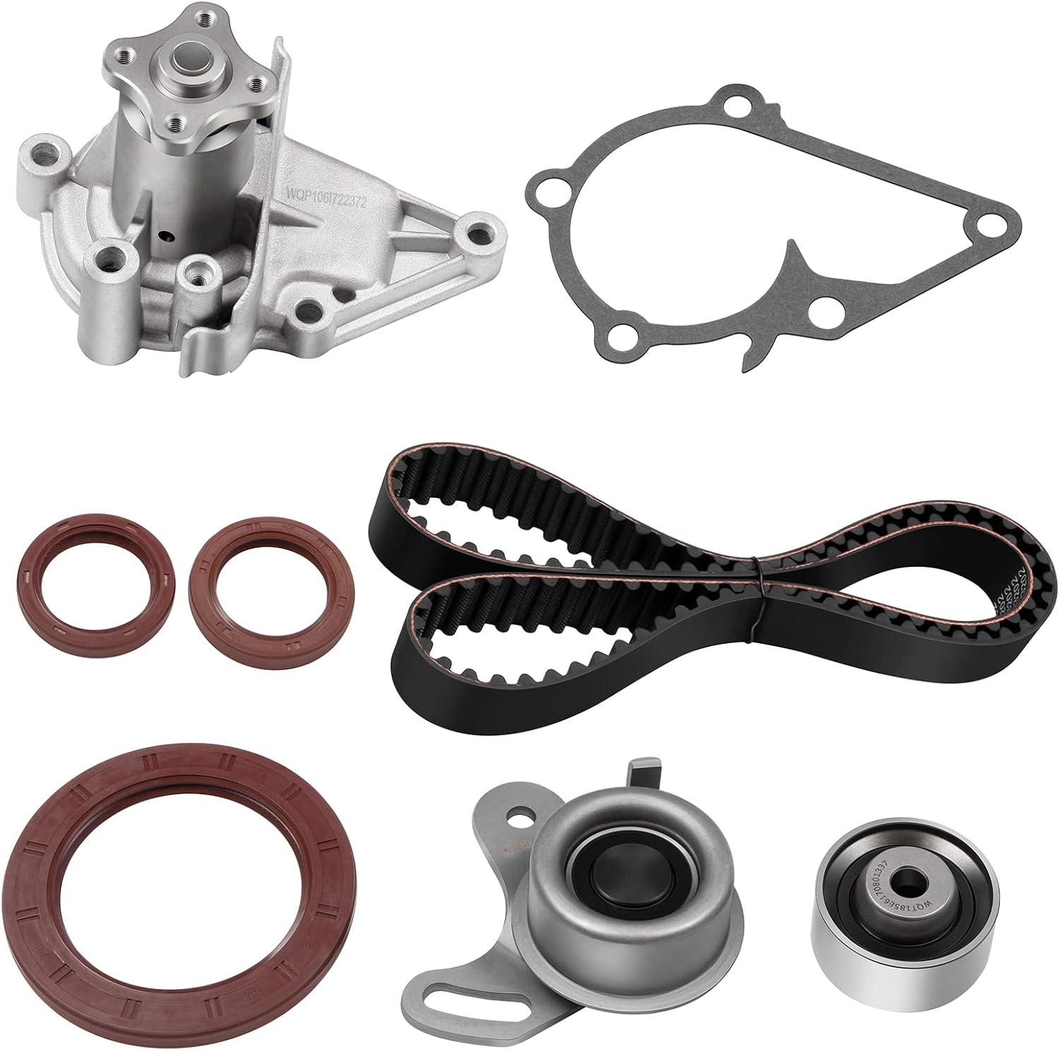 SCITOO ‎TS26282 WP122 24312-26050 Timing Belt Kit 2001-2003 2005-2011 for Hyundai Accent 1.6L,2006-2011 for Kia Rio 1.6L,2006-2011 for Kia Rio5 1.6L