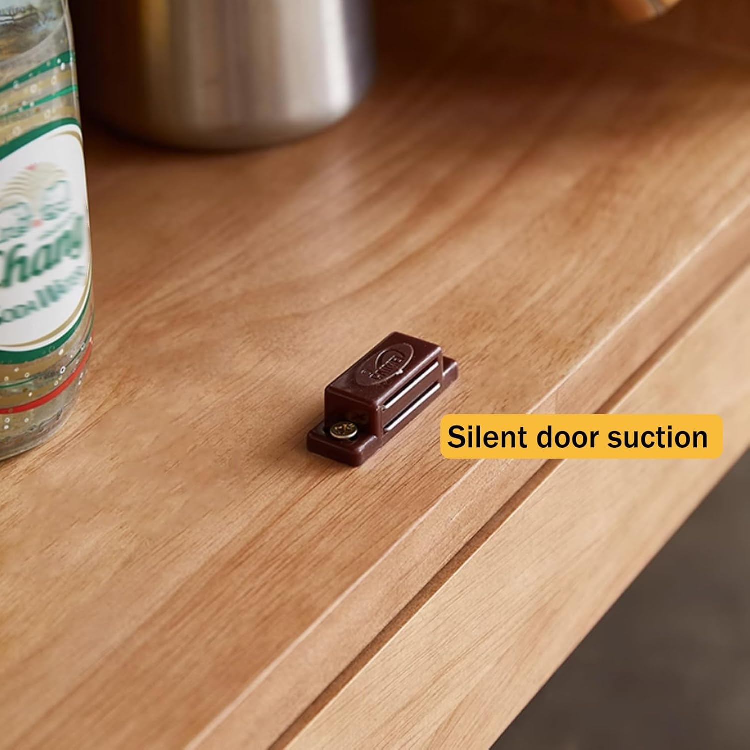 Buffet Cabinet with Storage, Narrow Sideboard Buffet Cabinet, Storage Cabinets with Glass Doors, Farmhouse Coffee Bar Cabinets, Kitchen Pantry Storages Cupboard(Brown 1)