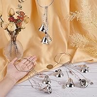 Vista 43 de OLYCRAFT 3 Pcs Witch Bells & Keychain Hangers - Moon Key Wiccan Bells Decor with Wood Beads Wind Chimes for Home Decor - 11.8 Inch