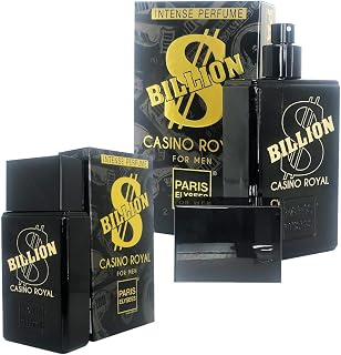 Kit 2 perfumes Billion Casino Royal Masculino 100ml Paris Elysees