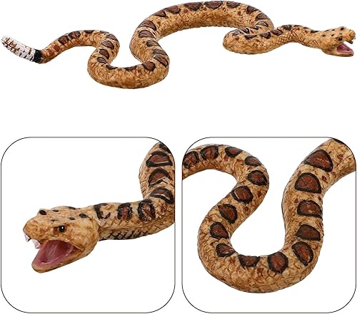 Miniatura 9 de Serpiente falsa, 2 piezas de bromas de serpientes de plástico realistas para adultos, juego de accesorios espeluznantes para Halloween, figuras para