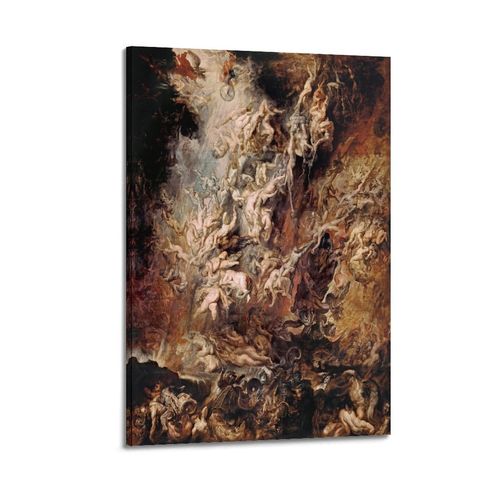 Poster The Fall of The Damned Peter Paul Rubens - Art mural 50,8 x 76,2 cm - 6