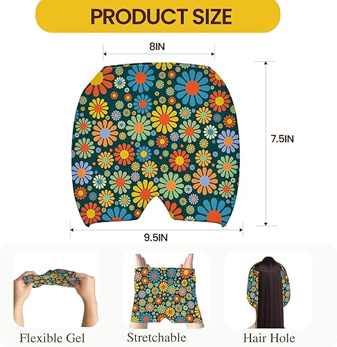 Miniatura 6 de Sombrero de cabeza para migraña, sombrero de cabeza de hielo, para aliviar el dolor de cabeza, gorro de hielo, máscara para el dolor de cabeza,