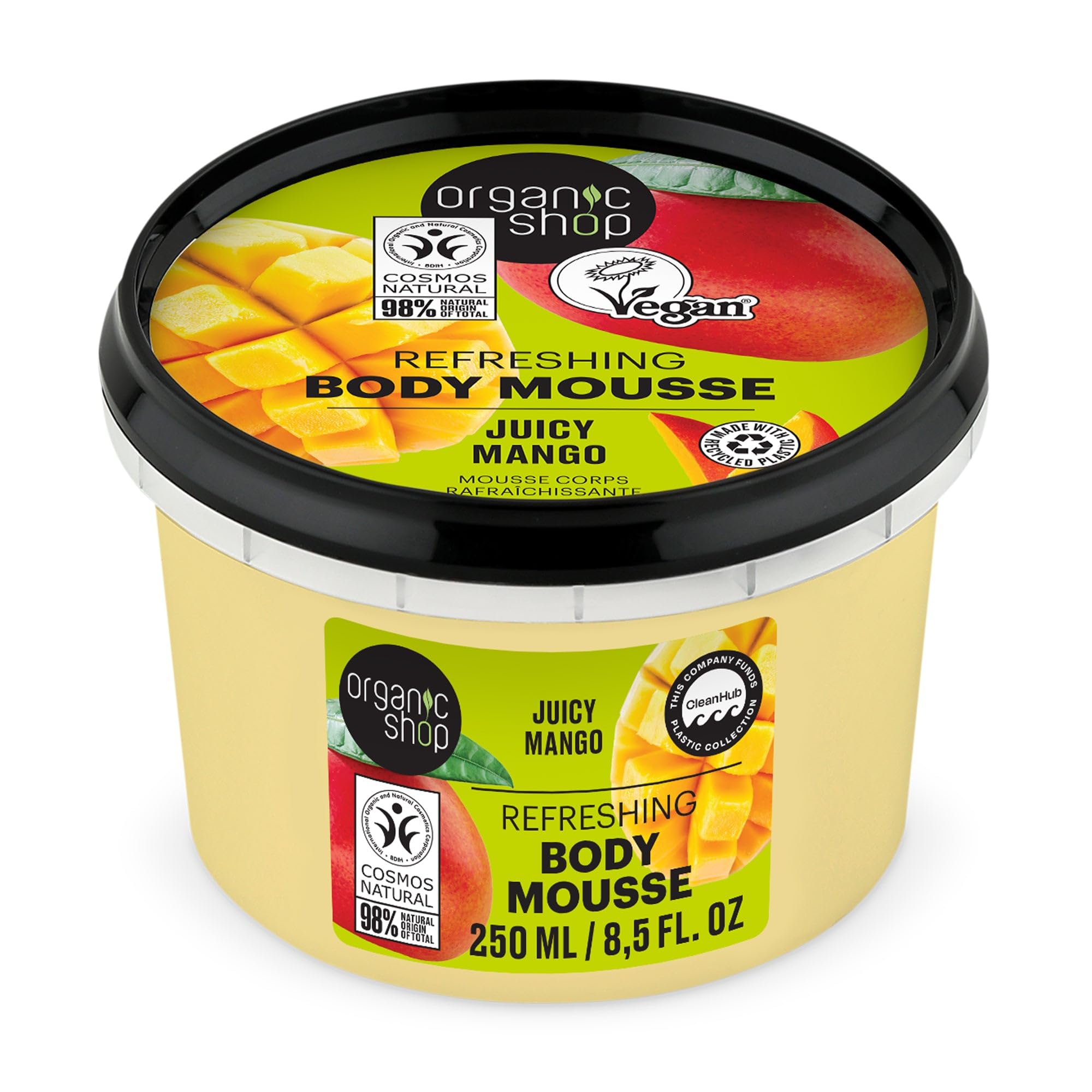 Organic Shop Body Mousse Refreshing Juicy Mango, 250 ml