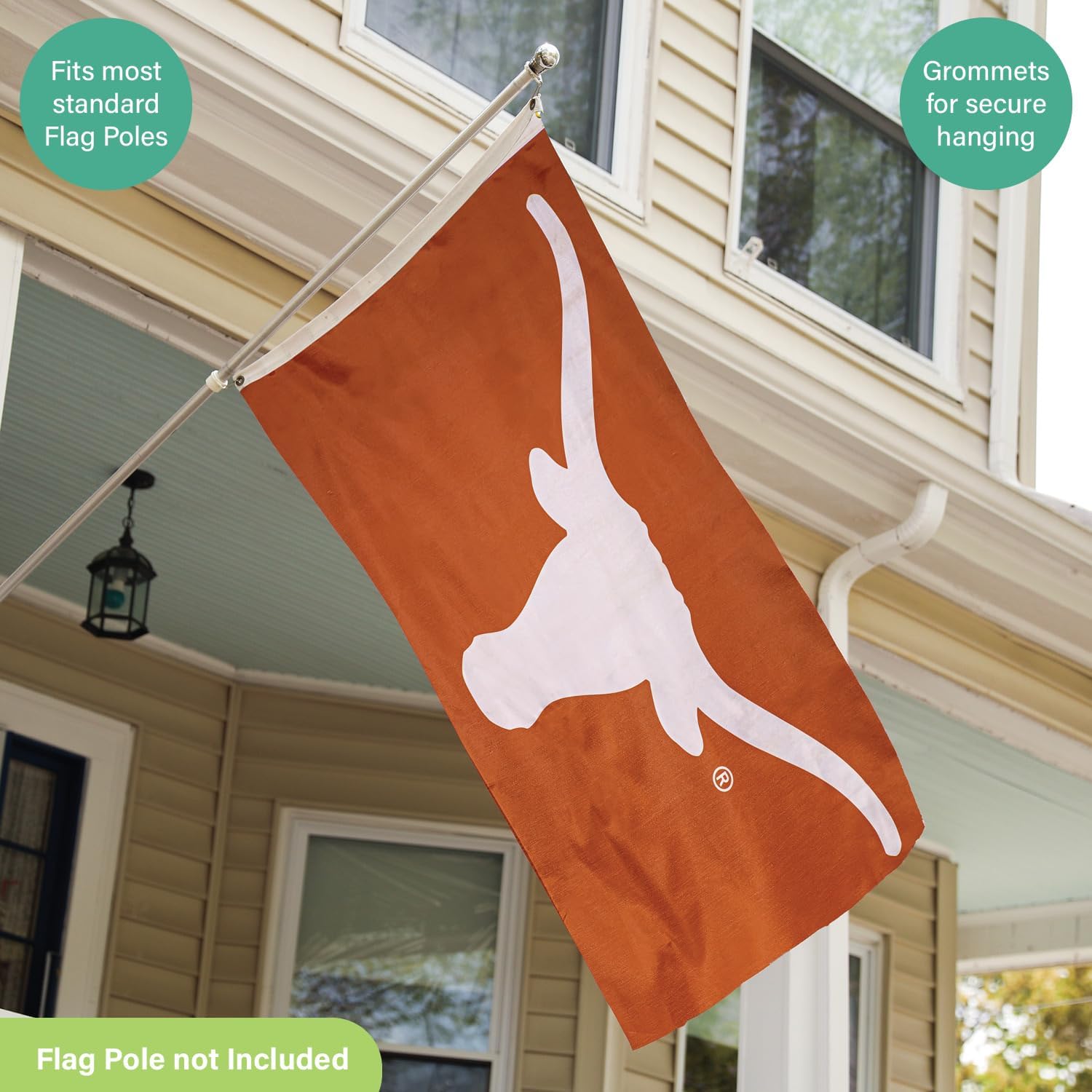 BSI PRODUCTS, INC. - Texas Longhorns 3’x5’ Flag - High Durability - Designed for Indoor or Outdoor Use - Great Gift Idea