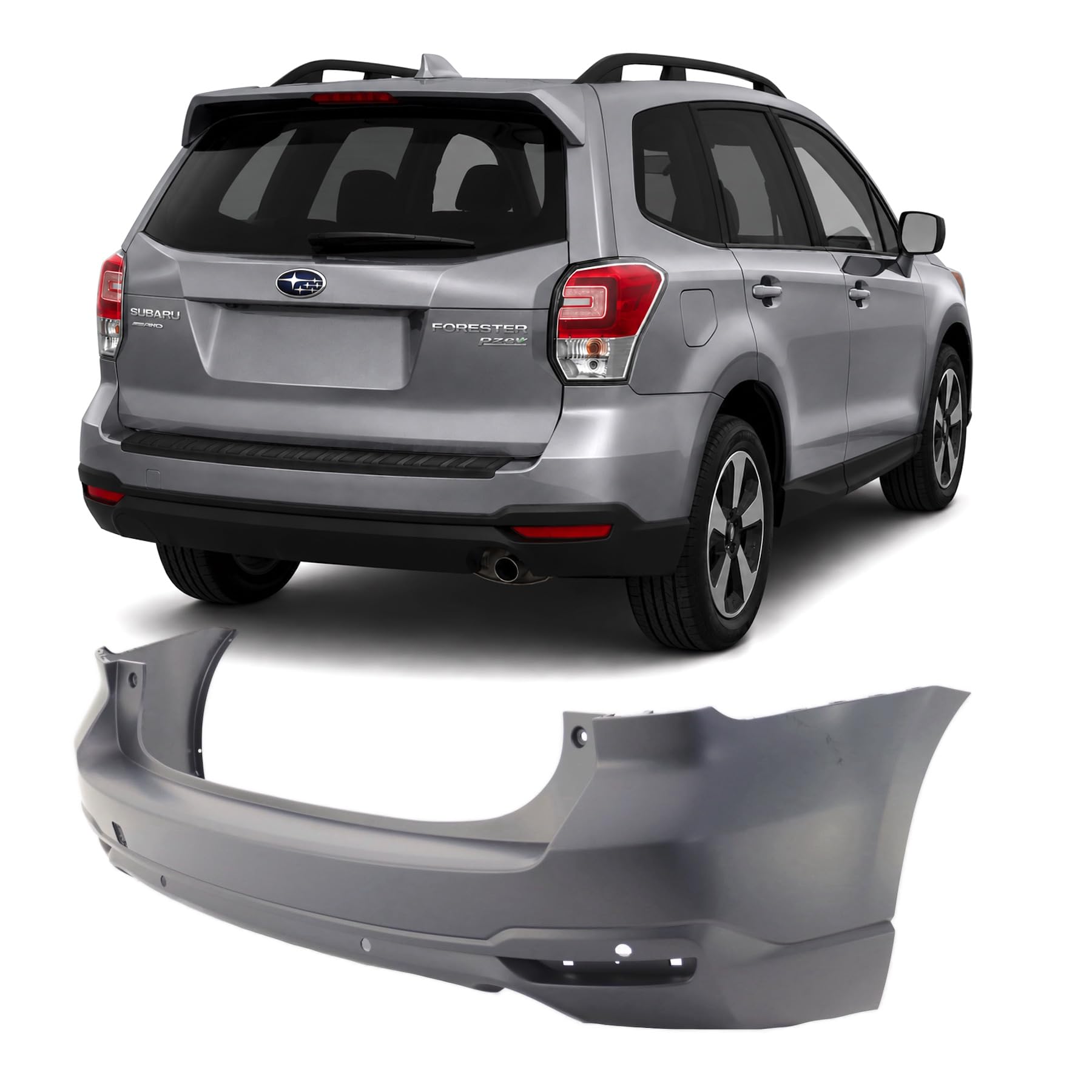 FitParts Compatible with Subaru Forester 2017–2018 Rear Bumper Cover