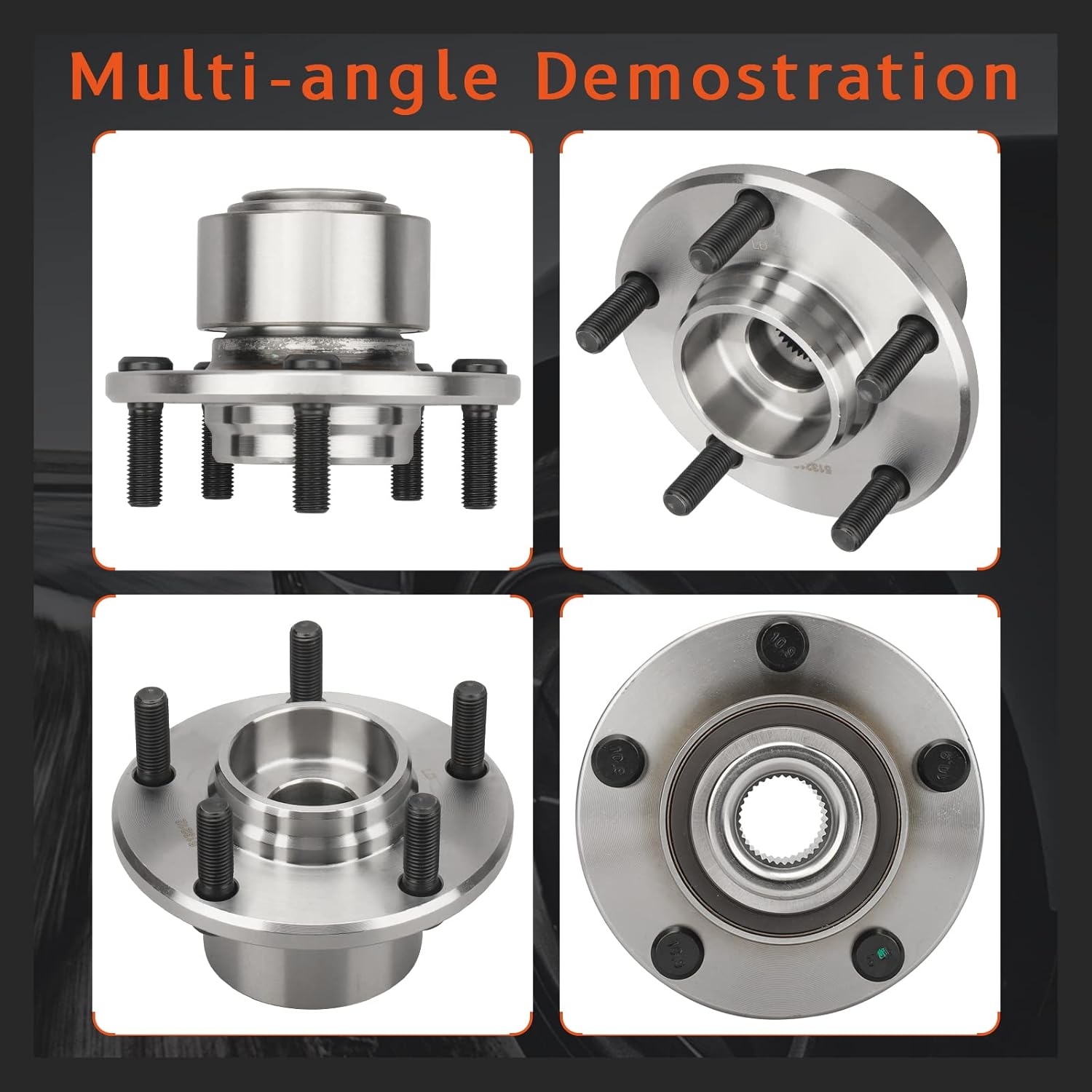 DRIVESTAR 513212 Front Wheel Hub & Bearing Assembly Left/Right for Mazda 3 2004-2005(5 Lugs w/ABS) - Image 6