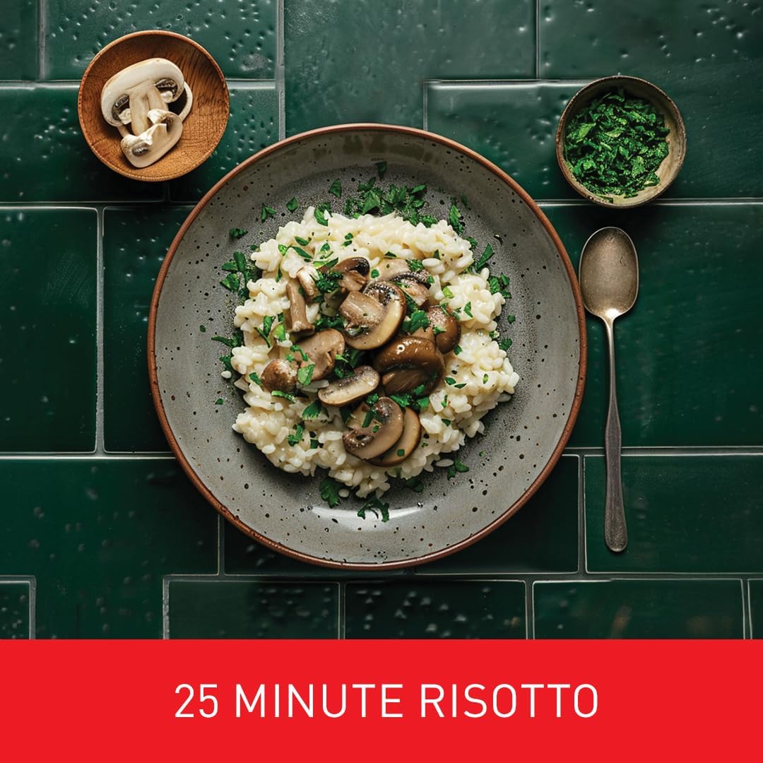 Diagram showing two tray positions and icons for 'Later Meal' and 'Automatic Keep Warm' functions