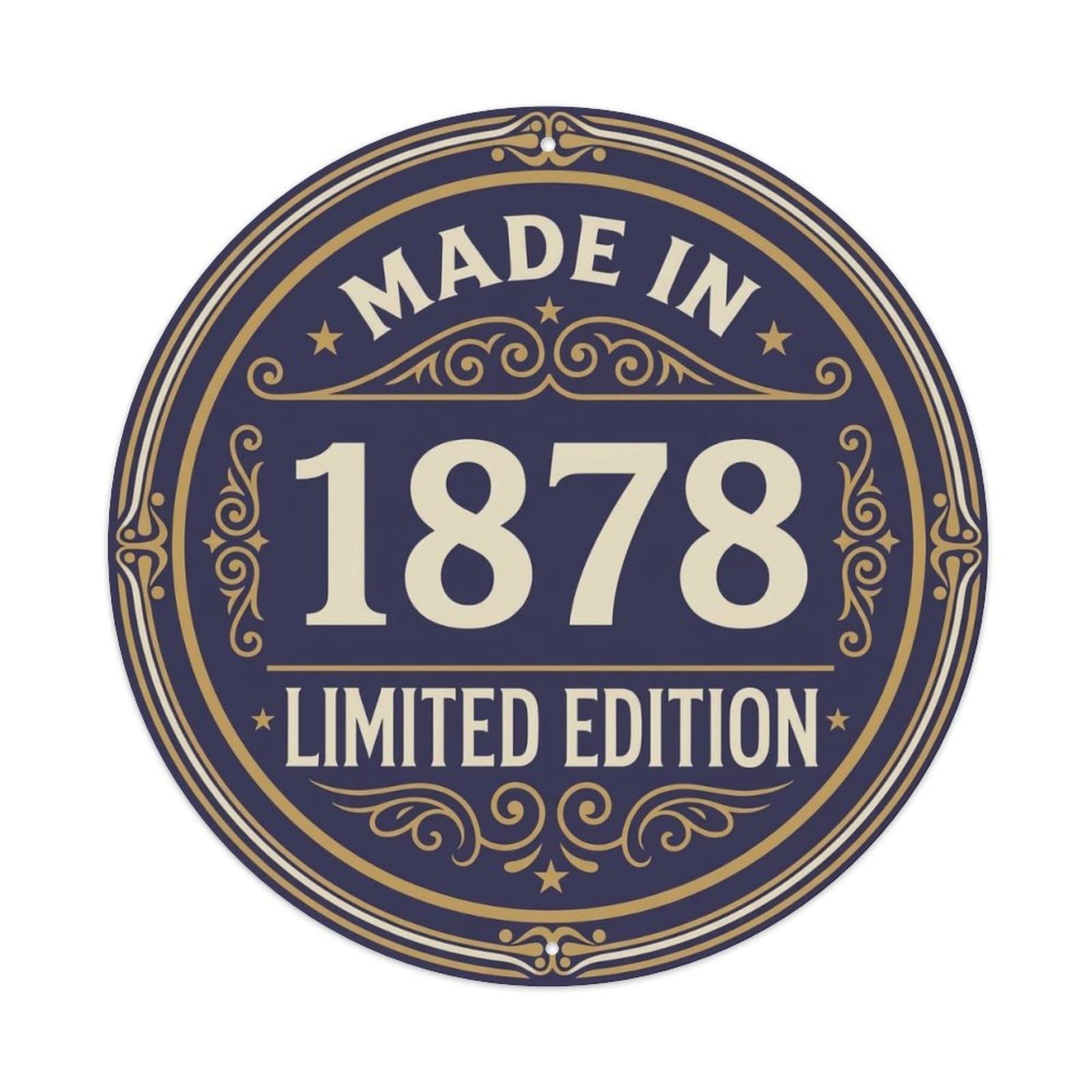 Okahys 8X8inch(20X20cm) Made In 1878 Limited Edition Metal Tin Sign