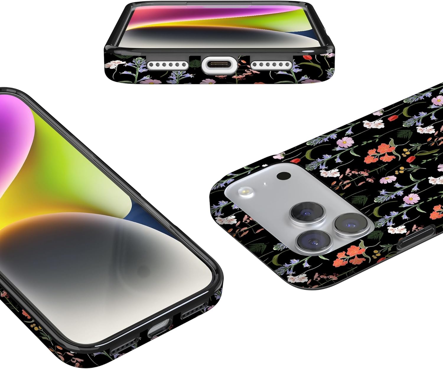 Casely iPhone 17 Pro Max Case | Secret Garden | Mixed Floral | Compatible with MagSafe | Classic Ultra Slim Design