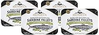 Vista 12 de Brunswick Filetes de sardina en agua, lata de 3.75 onzas (paquete de 12) – Sardinas atrapadas salvajes en agua de manantial – 0.63 oz de proteína
