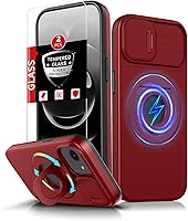 Vista 82 de Funda magnética para iPhone 11 Pro compatible con carga inalámbrica MagSafe, con 2 protectores de pantalla, anillo kickstand de 360° integrado +