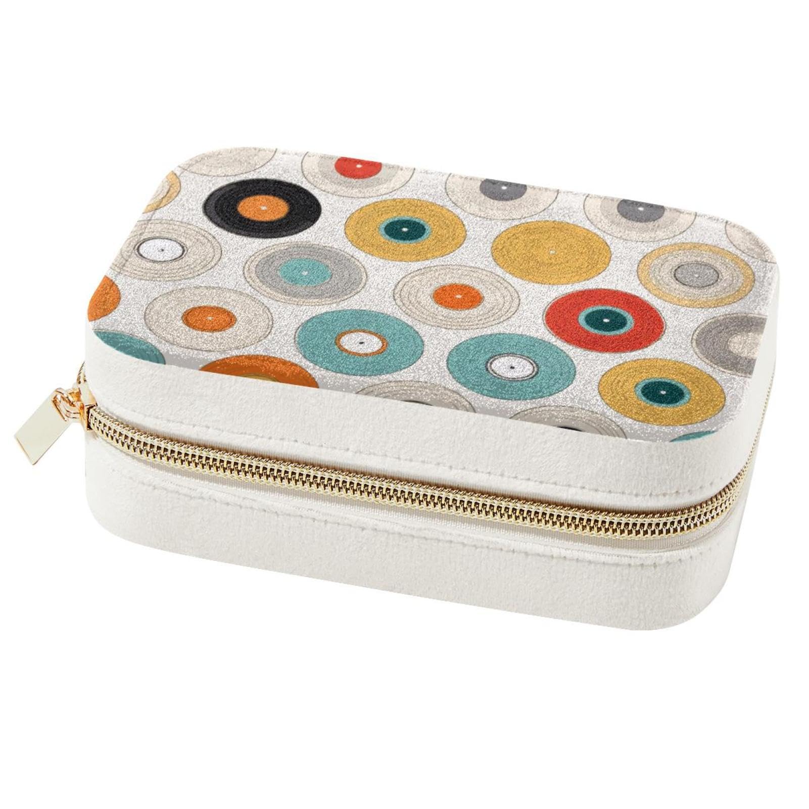 Boîte à bijoux spacieuse contre les nœuds organiseur double couche compact