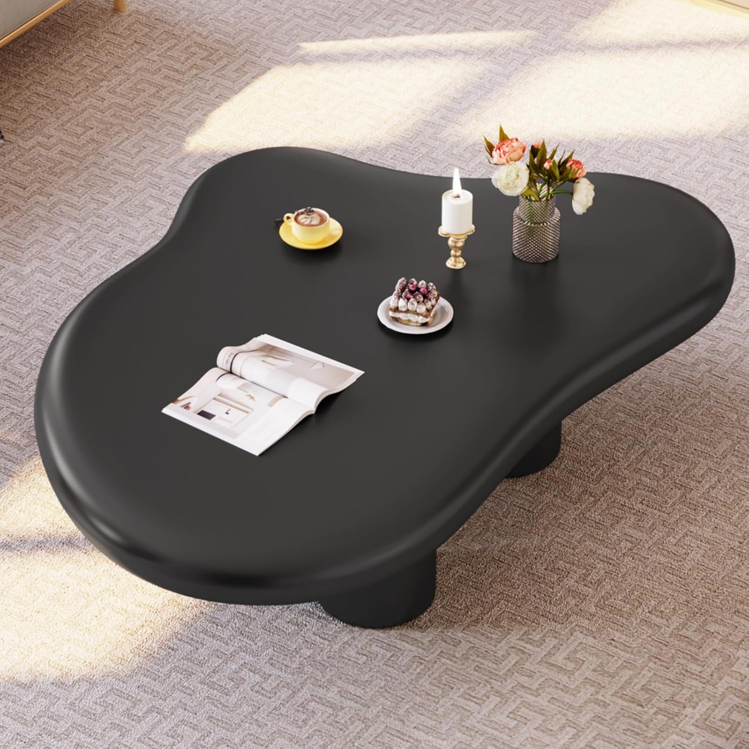 花台 唐木 大理石天板 香台 装飾彫刻入り木製テーブル 大理石 テーブル