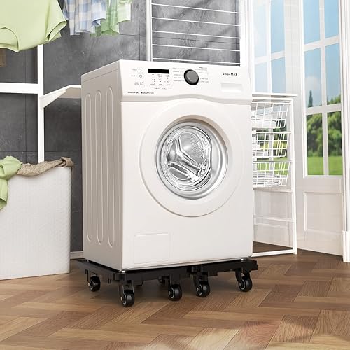 Miniatura 10 de SOLEJAZZ Furniture Mover Dolly - 4 ruedas resistentes para muebles pequeños, rodillos con 4 ruedas de capacidad de 440 libras, plataforma rodante