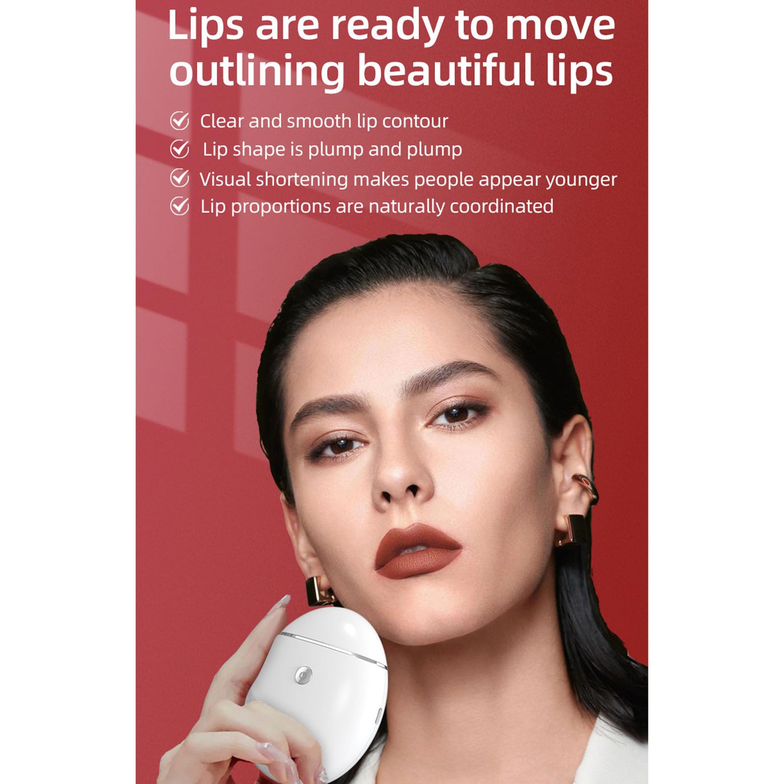 Elektrischer Lippenfüller Lip Plumper Automatisch Straffendes Silikon Schönheitsgerät für volle Lippen
