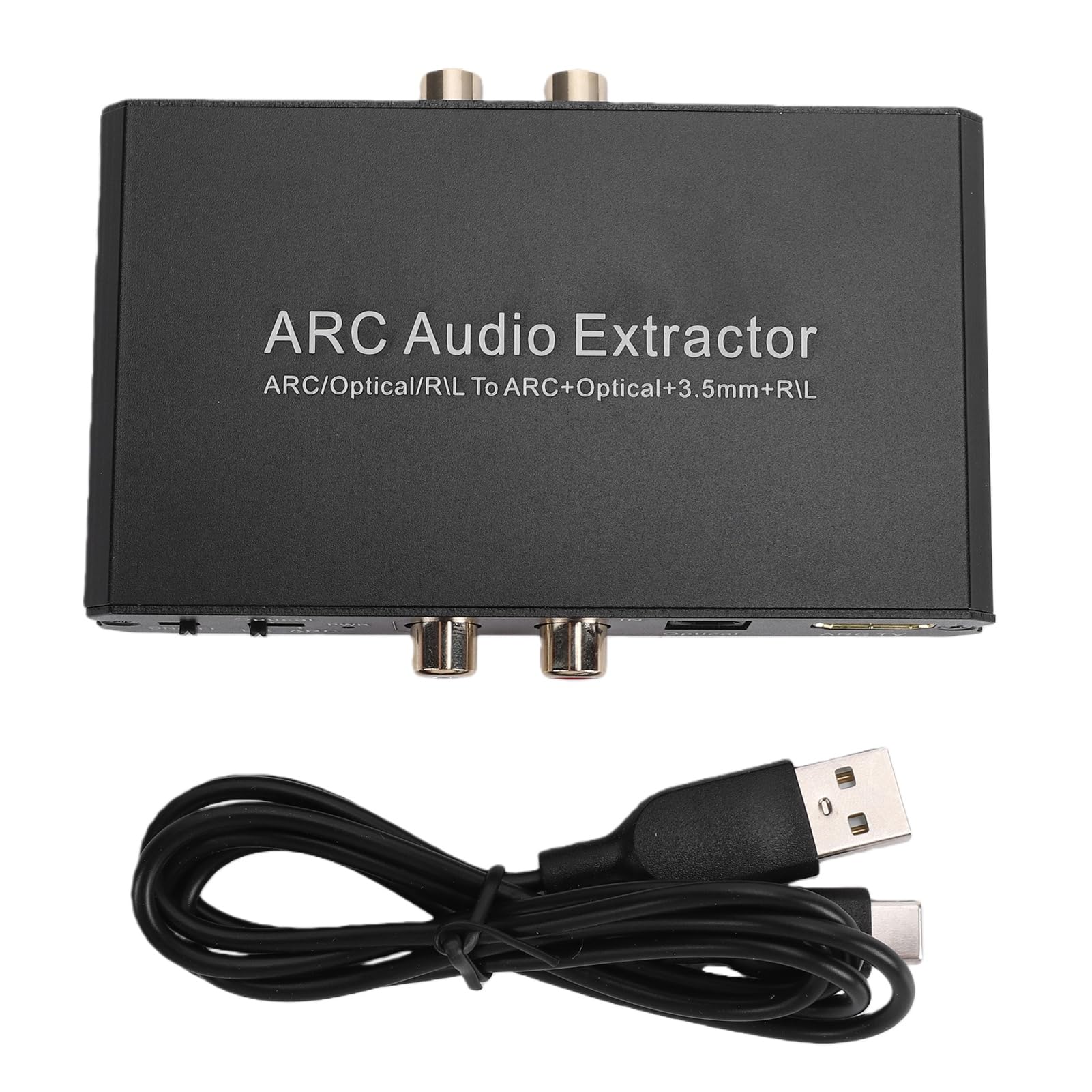 Generic ARC Sound Extractor Convertitore Digitale-analogico DAC Ad Alta Definizione da 24 Bit 192 KHz per Sistemi Home Theatre