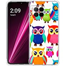 Case for Revvl 7 Pro 5G,Cute Colorful Owls Drop Protection Shockproof Case TPU Full Body Protective Scratch-Resistant Cover for T-Mobile Revvl 7 Pro 5G